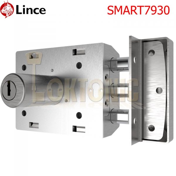 Lince Smart 7930 Rim Door Lock High Security Sliding Dead Bolt Built-In Alarm - Image 3