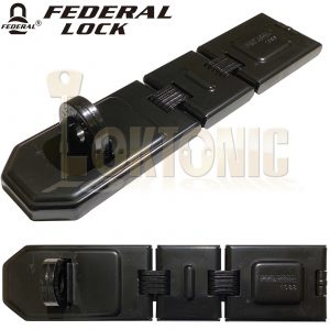 Federal FD1086 High Security Double Flex Garage Shed Van Gate Hasp And Staple