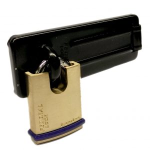 Federal Security Shed Gate Lock  Hasp Staple And Padlock Combo FD1065 FD40P