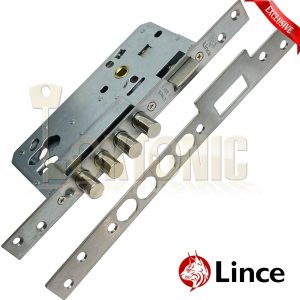Lince 4 BOLT High Security Mortice Euro Sash Bolt Lock Case 5 Secure Dimple Keys