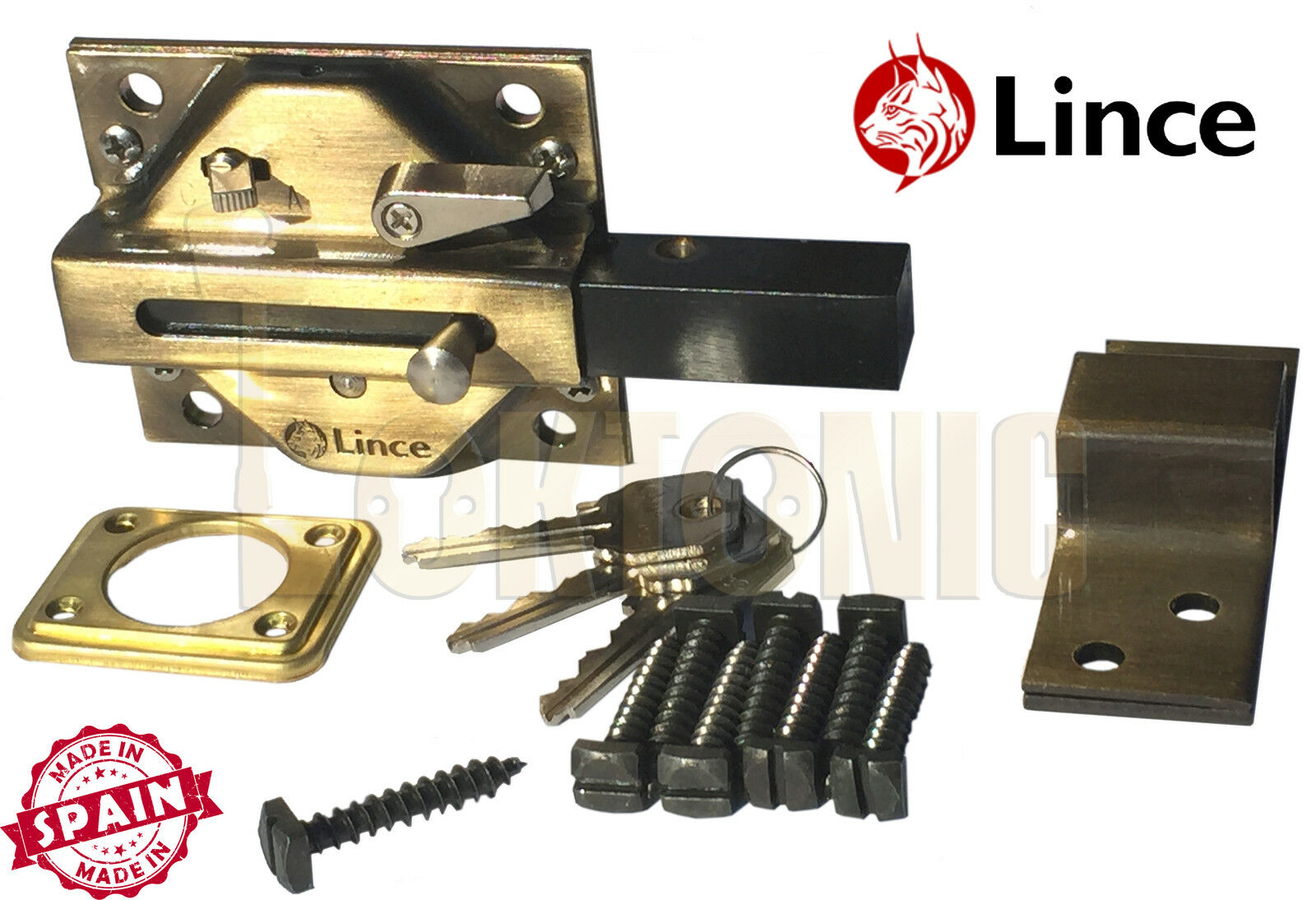 Lince Lock 2930BI High Security Heavy Duty Rim Gate Shed Garage 