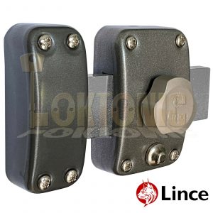 Lince Lock High Security Heavy Duty Garden Gate Shed Garage Rim Fitted Dead Bolt