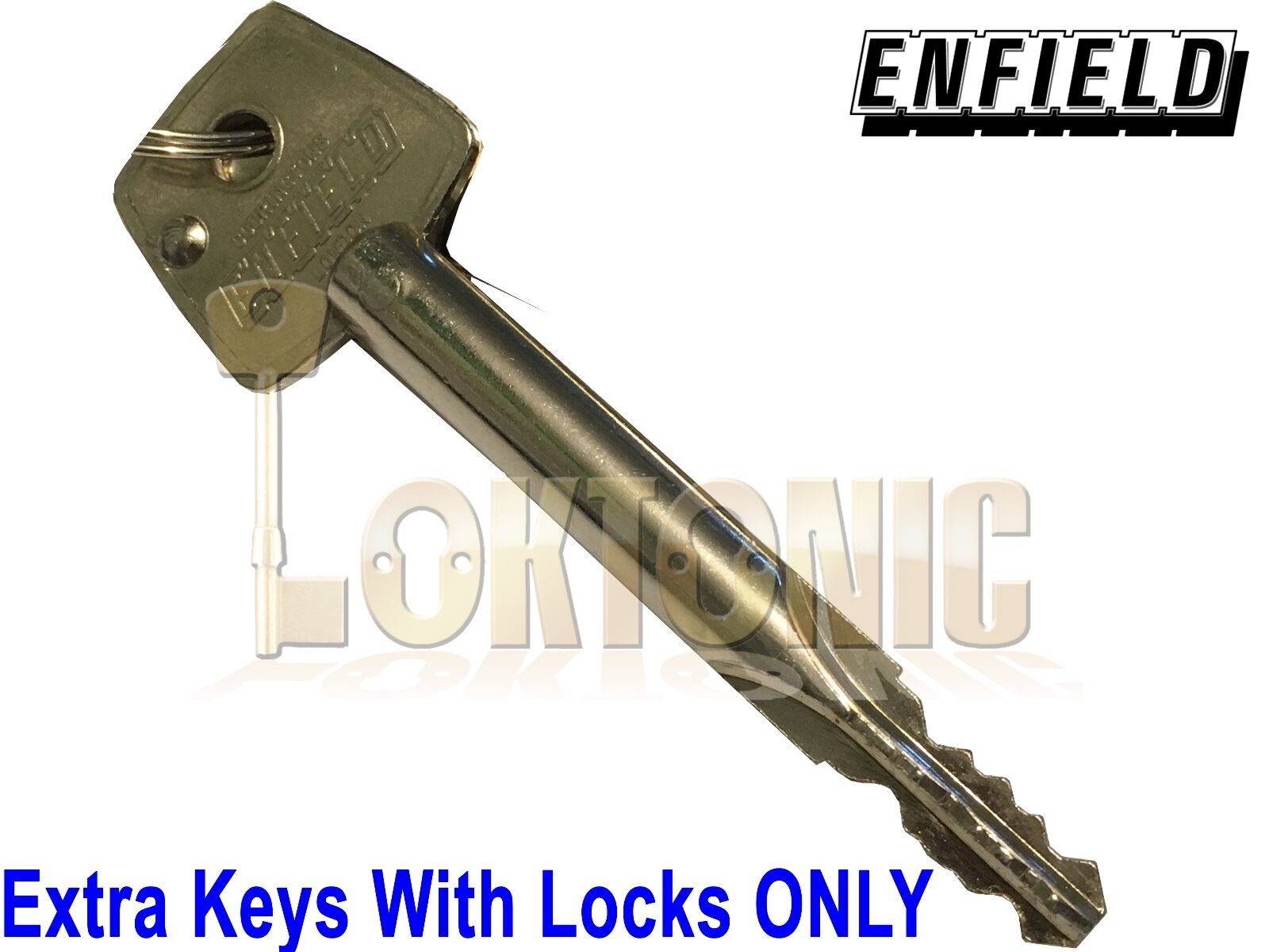 Enfield Garage Door Bolts Locks Singles R/H Or L/H LONG Key High Security MK3 