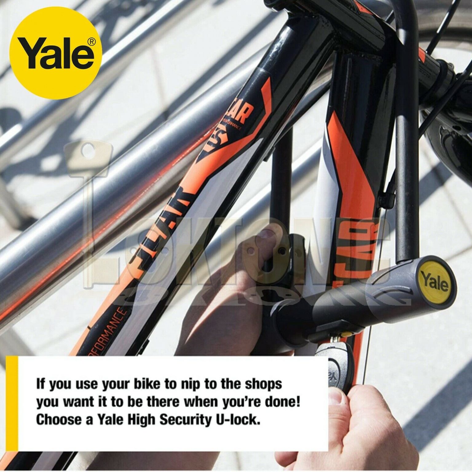 yale high security bike lock